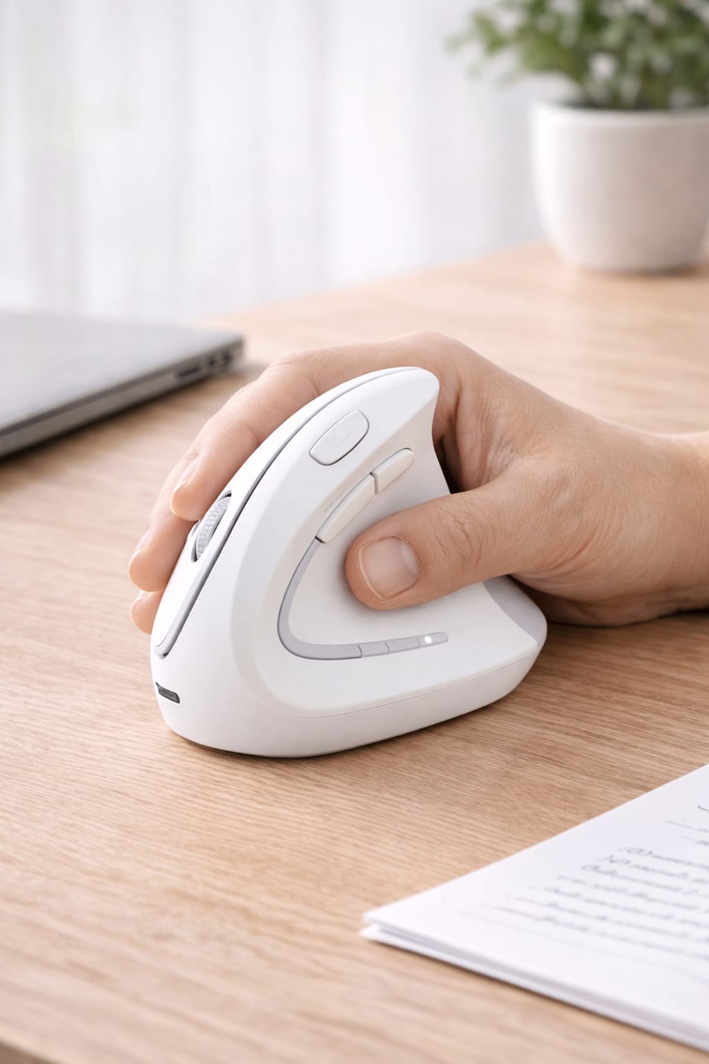 Mouse inalámbrico ergonómico