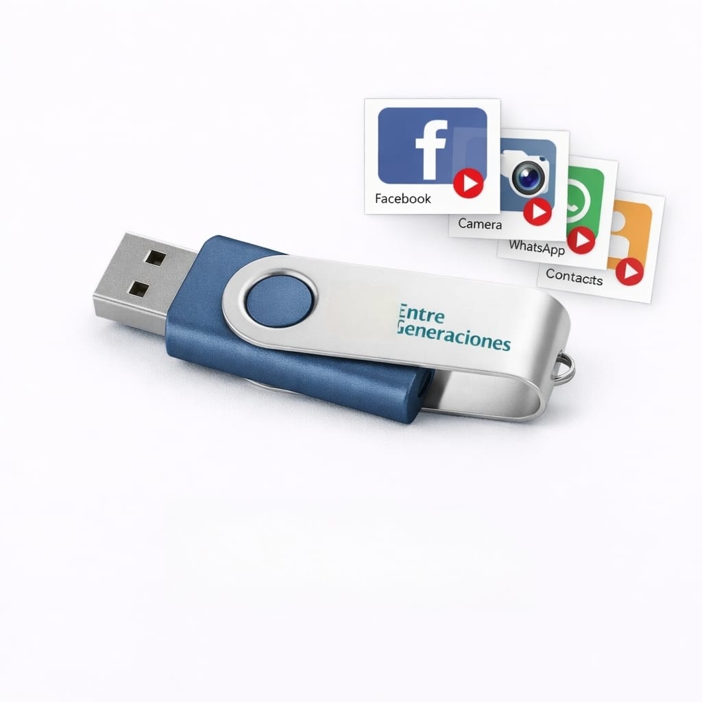 Memoria USB con tutoriales precargados