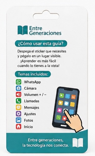 Sticker guía para celular - Image 4
